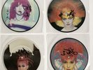 TOYAH 7” PICTURE DISC SINGLE BUNDLE AUTOGRAPHED BY TOYAH x 4 VINYL PUNK GOTH