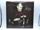 Joe Cocker One night of Sin LP Signed Autographed Joe Cocker Bryan Adams w/ COA