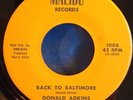 Rare Texas loner outsider country Donald Adkins Back To Baltimore Wish You  M-