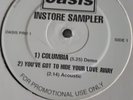 OASIS - COLUMBIA DEMO + 3 - 12'' INSTORE SAMPLER PRO 1 - NEAR MINT 33RPM