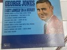 GEORGE JONES I GET LONELY IN A HURRY  The Race Is On  VINYL LP ALBUM