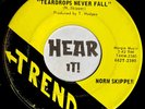 Killer Haunting Lonesome Country Bop 45 NORM SKIPPER Teardrops TREND GA rare