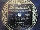 78 RPM RECORD BING CROSBY WITH DORSEY BRO.  STAY ON RIGHT SIDE & GABRIEL  1933