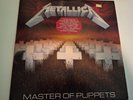 METALLICA MASTER OF PUPPETS LP 1986 WHITE LABEL PROMO   HYPE STICKER