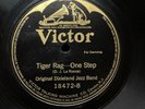 JASS: ORIGINAL DIXIELAND JAZZ BAND ’TIGER RAG/ SKELETON JANGLE’ VICTOR 78 EE+