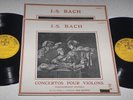 CND 351 et 352 Bach Violin Concertos Liliane Garnier Monique Frasca-Colombier NM