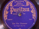 Puritan 11400 Bob Wights Dixie Trio HOT HOTENTOT   78 rpm JAZZ 1925 EE- w sleeve
