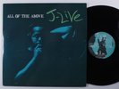 J-LIVE All Of The Above TRIPLE THREAT 2XLP VG+ with insert d