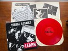 Verbal Assault Learn RED vinyl 1986 Positive Force Records vinyl hardcore