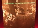 THE SMITHS The World Won't Listen 1987 UK Vinyl LP + INNER original ask panic