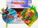 MARILLION SHAPED PICTURE DISCS 'KAYLEIGH / FREAKS' &  'GARDEN PARTY / MARGARET'