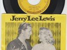 ROCKABILLY 45  w PICTURE SLEEVE - JERRY LEE LEWIS - GREAT BALLS -  HEAR 1957 SUN