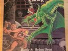 ATTACKER LP BATTLE AT HELMS DEEP  VINYL METAL BLADE 1985 Orginal PRESS Helloween
