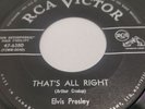 Elvis Presley- RCA Canada Pressed-Thats All Right/Blue Moon Of Kentucky