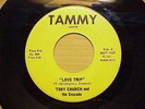 GREAT & RARE GARAGE PSYCH 1ST PRESS 45  TONY CHURCH & CRUSADE  LISTEN