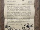 QUEENSRYCHE Self Titled Ep With Letter From management and Signed Promo Photo
