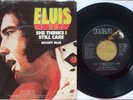 Elvis Presley - Moody Blue / She Thinks I Still Care -  HTF Sleeve + 45 PB 10857