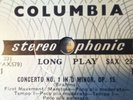 SAX 2387 BRAHMS PIANO CONCERTO No.1 CLAUDIO ARRAUCLOUMBIA BLUE / SILVER LABEL