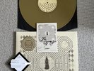 SLOWDIVE EVERYTHING IS ALIVE LP SIGNED AUTOGRPAHED ART CARD UK GOLD VINYL