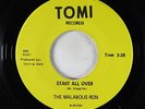 Garage Soul 45 - Malabous Ron - Start All Over - Tomi - VG++