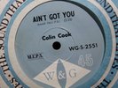 Colin Cook – Ain't Got You (W&G 2551, 1966) OZ GARAGE Signed  45