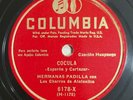 Hermanas Padilla Cocula Por Un Amor Columbia 6178 Latin 78 RPM HEAR