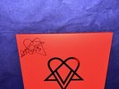 VV Neon Noir 2 Record Vinyl RED   SIGNED    Tour Exclusive (Ville Valo)(HIM)