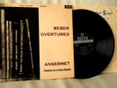 SXL 2112 WBg ERNEST ANSERMET WEBER overtures NM DECCA UK ED1 LP