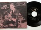Elvis Presley 45 Love Me Tender / Toute Voie Vous Voulez 1956 Années Rnr c3448