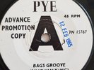Sheffields,DEMO,Bags Groove/Plenty Of Love,EX+,PYE,1965,Mod,Freakbeat