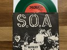 State Of Alert No Policy 7” Green Vinyl Dischord  minor threat black flag ssd gi