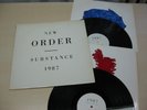 Doppel LP Vinyl New Order, Substance 1987, Fact 200, Embossed Letters, s.g.+, UK