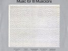 ECM-1129 STEVE REICH Music for 18 Musicians 1978 Recording GERMAN Press NM
