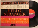 Barbara Lewis Lp Hello Stranger On Atlantic - Vg++ / Vg++