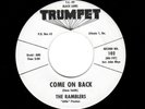 RARE KILLER DOOWOP-RAMBLERS-COME ON BACK/SO SAD-TRUMPET 102