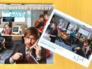 THE DIVINE COMEDY NEIL HANNON SIGNED ART CARD + COLOUR VINYL LP OFFICE POLITICS
