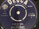 Record Single Rick And Sandy Lost My Gail Ray Ebay
