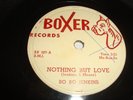 BO BO JENKINS - BOXER 78 RPM- NOTHING BUT LOVE / TELL ME WHO- 12 KNOWN COPIES