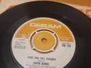 David Bowie Love You Till Tuesday/Did You Ever Have Deram,1967,Glam Ultra rare
