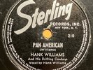 Hank Williams: Pan American/Honky Tonkin', Sterling 210