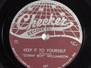 Blues 78 SONNY BOY WILLIAMSON Keep It To Yourself CHECKER 847 E HEAR 330