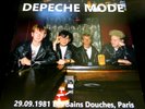DEPECHE MODE - Les Bains Douches, Paris 1981 NEW YELLOW LP VINYL / 2023