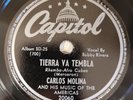 Carlos Molina Bobby Rivera Tierra Va Tembla Volvere Capitol Latin 78 RPM HEAR