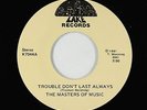 Soul Funk Gospel 45 - Masters Of Music - Trouble Doesn't Last - Lake - rare