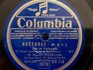 78rpm MARECHAL Cello FAURE Piano NOCTURNE CHOPIN -COLUMBIA LFX 319 HARD TO FIND