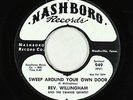 R&B Gospel 45 - Rev. Willingham - Sweep Around - Nashboro - promo