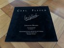 CARL FLESCH BRAHMS VIOLIN CONCERTO EDUARD FLIPSE conductor PRIVATE DELUXE LP ED