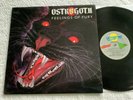 OSTROGOTH - Feelings of fury LP, 1987 Rare Heavy Metal, Rock, Belgium