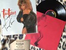 TINA TURNER Break Every Rule genuine autographed autografato RARE Nm Vg Vinyl LP
