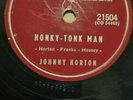 Johnny Horton.Honky Tonk Man.Columbia 78rpm.USA.Rock N Roll.Rockabilly